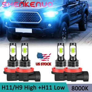 For Toyota Tacoma 2016-2020 LED Headlight High Low beam Bulbs 8000k Kit 2400LM - Picture 1 of 12