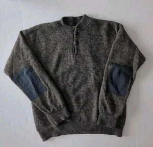 Vintage Cabelas Wollmischung Pullover Sweater Henley Made USA Herren LARGE TALL LT - Bild 1 von 5