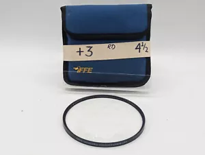 Tiffen 4.5" Full Field Close-Up Diopter +3 Filter Lens - Black Pouch - Plus 3 - Picture 1 of 8