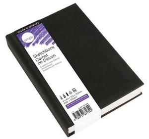 Daler-Rowney Simply Sketchbook - 4in x 6in Hardbound Sketchbook - 110-Page Black - Picture 1 of 4