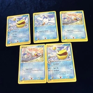 Pelipper 19/109 Wingull 84/100 77/109 Pokemon Card Ex Sandstorm Ruby Sapphire 5 - Picture 1 of 7
