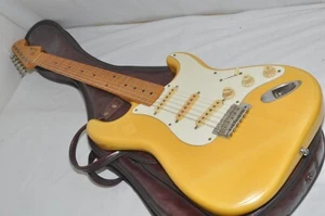 Fender Japan ST57 Revol Yellow Fujigen 80s Electric Guitar Ref No 6889 - Picture 1 of 13
