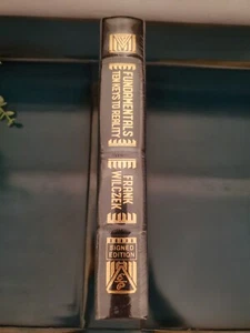 FRANK WILCZEK SIGNED - FUNDAMENTALS - TEN KEYS TO REALITY - EASTON PRESS LEATHER - Picture 1 of 3