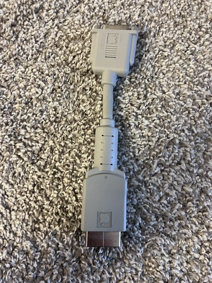 Vintage Apple Computer Part - 590-0796-A - HDI-45 to DB-15 Video Adapter Cable - Image 1 of 4