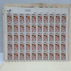 US 1975 Scott # 1580c Merry Christmas Line Perf 10.9 Sheet of 50x 10c MNH Stamps