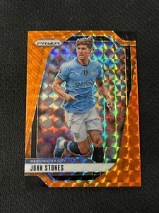 2024-25 Prizm Premier League inglese mosaico arancione Prizm John Stones #17 - Foto 1 di 2