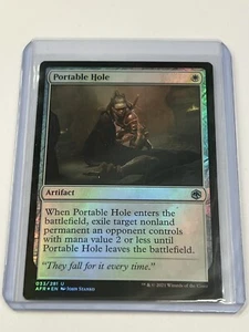 Agujero portátil 3 MTG DND Forgotten Realms 2021 como nuevo - 9,0 + lámina poco común - Imagen 1 de 8