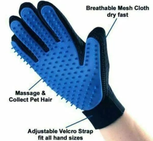 Pet Grooming & Deshedding Glove Brush Gentle (Dogs & Cats) - Imagen 1 de 4