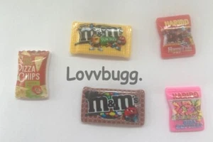 Snack de comida para muñeca chica americana de 18" papas fritas M's Happy Cola gommies ENVÍO GRATUITO AÑADIDOS - Imagen 1 de 17