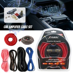 4 Stärke Amp Kit-Verstärker Installation Kabelsatz mit True Spec Soft Touch Kabel - Bild 1 von 12
