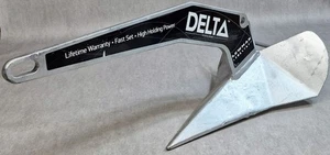 Anchor Plow Style 0057410 Delta Lewmar Galvanized 22Lb - Picture 1 of 7