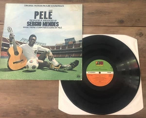 PELE Motion Picture Soundtrack Sergio Mendes Vinyl LP Album White Label PROMO - Picture 1 of 9