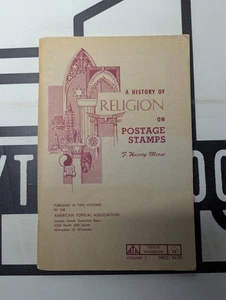 A History of Religion on Postage Stamps by F. Harvey Morse 1963 Paperback VTG - Foto 1 di 4