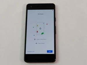 Google Pixel 2 G011A 64 GB Android 9 Solo Negro (Wi-Fi + 4G) Desbloqueado - Imagen 1 de 6