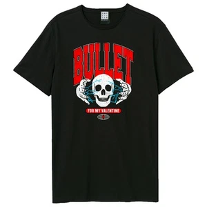 Amplified Unisex Adult Electric Skull Bullet For My Valentine T-Shirt GD2145 - Picture 1 of 2