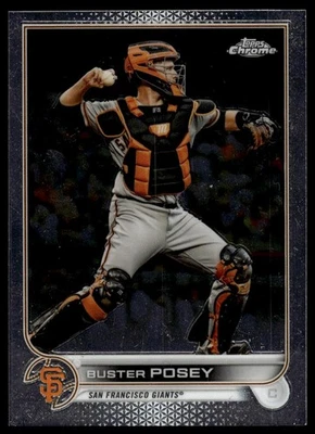 2022 Topps Chrome #95 Buster Posey - Image 1 of 2