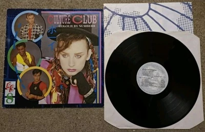 CULTURE CLUB COLOUR BY NUMBERS  - ORIGINAL UK 12" VINYL LP WITH INSERT - Image 1 of 2