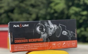 NASUM USB Computer Microphone, Professional Condenser Microphone - Picture 1 of 1