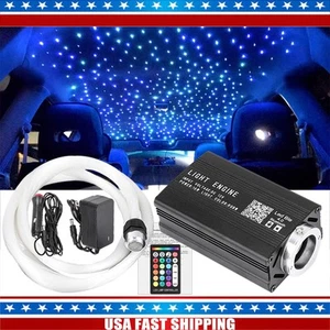 1000pcs Home Car Headliner Star Light kit Roof Twinkle Ceiling Light Fiber Optic - Picture 1 of 13