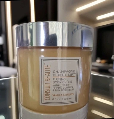 Consult Beaute~ Champán Crema Corporal Reafirmante Belleza Vainilla Absoluta 8oz NUEVO Foto 1 de 3