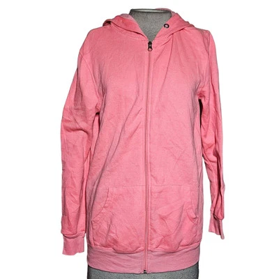 Sudadera con Capucha Bobbie Brooks Rosa Brillante Relleno Cremallera Talla Mediana  Foto 1 de 3