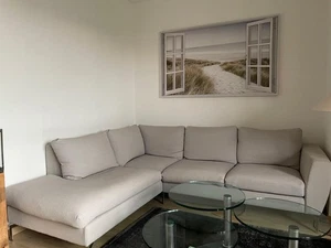L-Sofa / Eckcouch graubeige - Bild 1 von 2