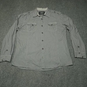 BKE Herren Freizeit Button-Down Hemd XL grau Baumwolle Standard Fit - Bild 1 von 8