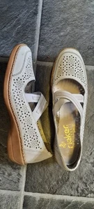 Zapatos de mujer Reiker antiestrés talla 7 (crema - Imagen 1 de 5