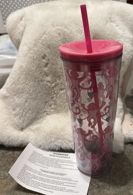 Starbucks X Roller Rabbit Lovely Monkey edición limitada 24 oz taza fría de plástico Foto 1 de 4