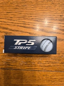 Taylor Made TP5x Stripe Golf Balls (White/Black, 3pk) 1 Sleeve 2024 NEW - Bild 1 von 2