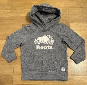 Roots Boys Hooded Sweatshirt Size 5T In Excellent Condition. - Picture 1 of 9