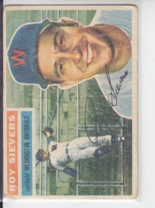 1956 Topps Roy Sievers #75 White Back F-VG Nationals - Foto 1 di 2