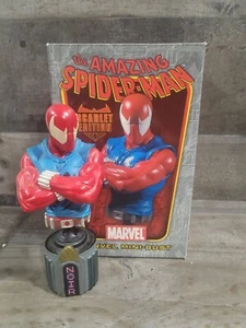 Marvel Bowen Mini-Bust Amazing Spider-Man Spiderman SCARLET EDITION #663/2000 - Picture 1 of 12