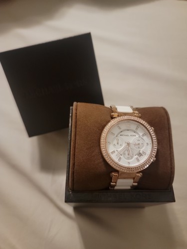 Michael Kors Parker MK5774 Orologio da donna oro rosa bianco