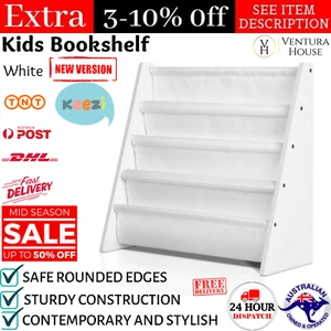 Keezi Kids Bookshelf Bookcase Children Shelf Magazine Storage Organiser Rack New - Picture 1 of 12