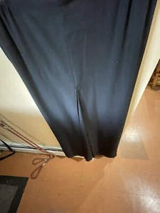 Adrianna Papell Evening Essentials Black Women Sz 16 Wide Leg Palazzo Pants JC81 - Picture 1 of 5