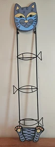 Vintage Milson & Louis "Meow Meow" Wall-mount 3-Place Plate Rack Excellent Cond. - Picture 1 of 9