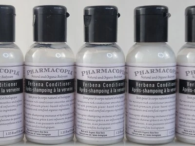 (Caja de 200) Acondicionador de verbena natural y orgánico PHARMACOPIA 1,25 OZ cada uno Foto 1 de 4