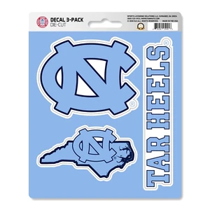 North Carolina Tar Heels NCAA Team Decals / Sticker Set / 3 Pack *Free Shipping - Picture 1 of 1