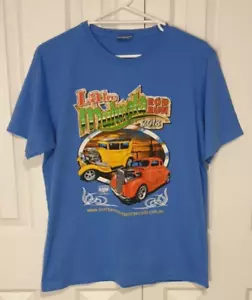LAKE MULWALA ROD RUN 2018 Northern Suburbs Street Rods T-Shirt. Blue. Size Large - Picture 1 of 8