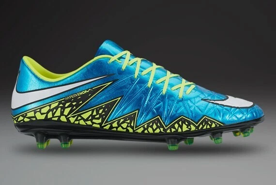 NIKE Hypervenom Phade II FG Womens 7.5 US Blue Lagoon Soccer Cleats 744944-400 - Image 1 of 1