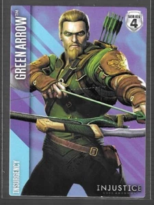 DC Injustice Gods Among Us Series 4 - Green Arrow 4/130 N/M Unused Card - Picture 1 of 2