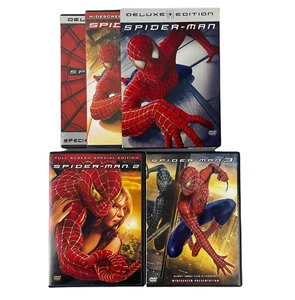 Marvel Spider-Man 1-3 DVD Lot Deluxe Edition & Special Edition 1 2 3 - Picture 1 of 8