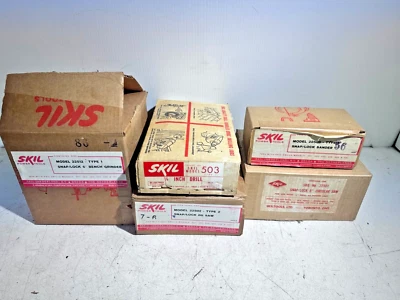 Vintage NOS Skil Snap/Lock Tool Set - Drill, Jig Saw, Grinder, Circ. Saw, Sander - Image 1 of 4