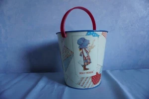 Holly Hobbie Robbie doll metal sand pail toy bucket 1974 Chein Playthings - Picture 1 of 20