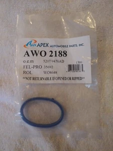 AWO2188 APEX Thermostat Gasket New for Ram Truck Dodge 1500 Jeep Grand Cherokee - Foto 1 di 1