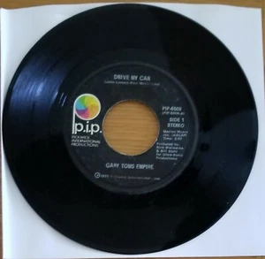 Gary Toms Empire...."Drive My Car & The New Empire" 45 RPM 7" Vinyl Record  - Picture 1 of 2