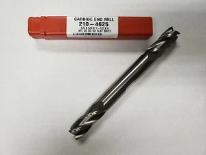 End Mill 5/8 × 5/8 × 1 1/2 × 6 Carbide 4FL DE HTC# 210-4625 - Picture 1 of 1