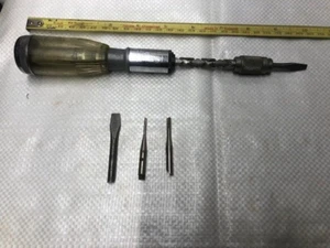 Stanley Yankee Handyman Ratchet 233H Screwdriver with 4 original Yankee bits - Picture 1 of 5