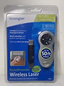 Control remoto láser inalámbrico Kensington PocketPresenter para presentaciones 33062 - Imagen 1 de 2